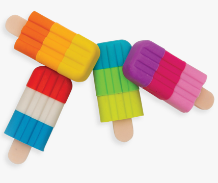 Icy Pops Scented Puzzle Erasers